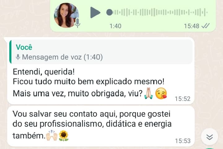 Depoimento sobre Numerologia do Ano Pessoal