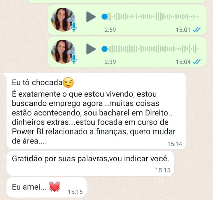 Depoimento sobre Numerologia do Ano Pessoal